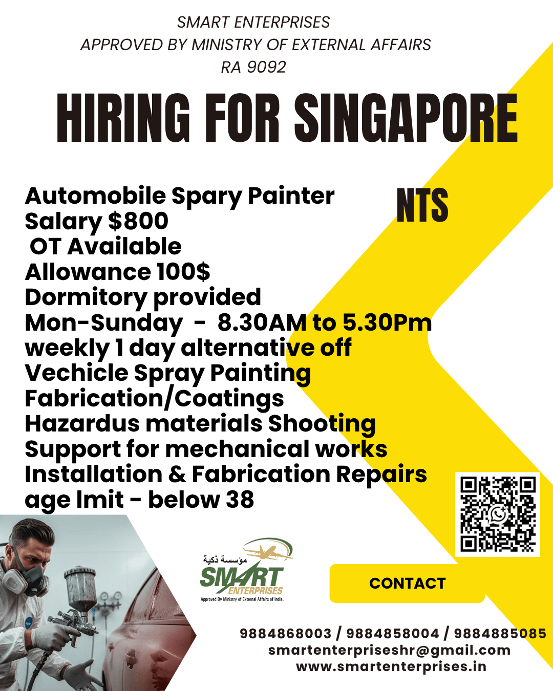 HIRING FOR SINGAPORE HIRING FOR SINGAPORE