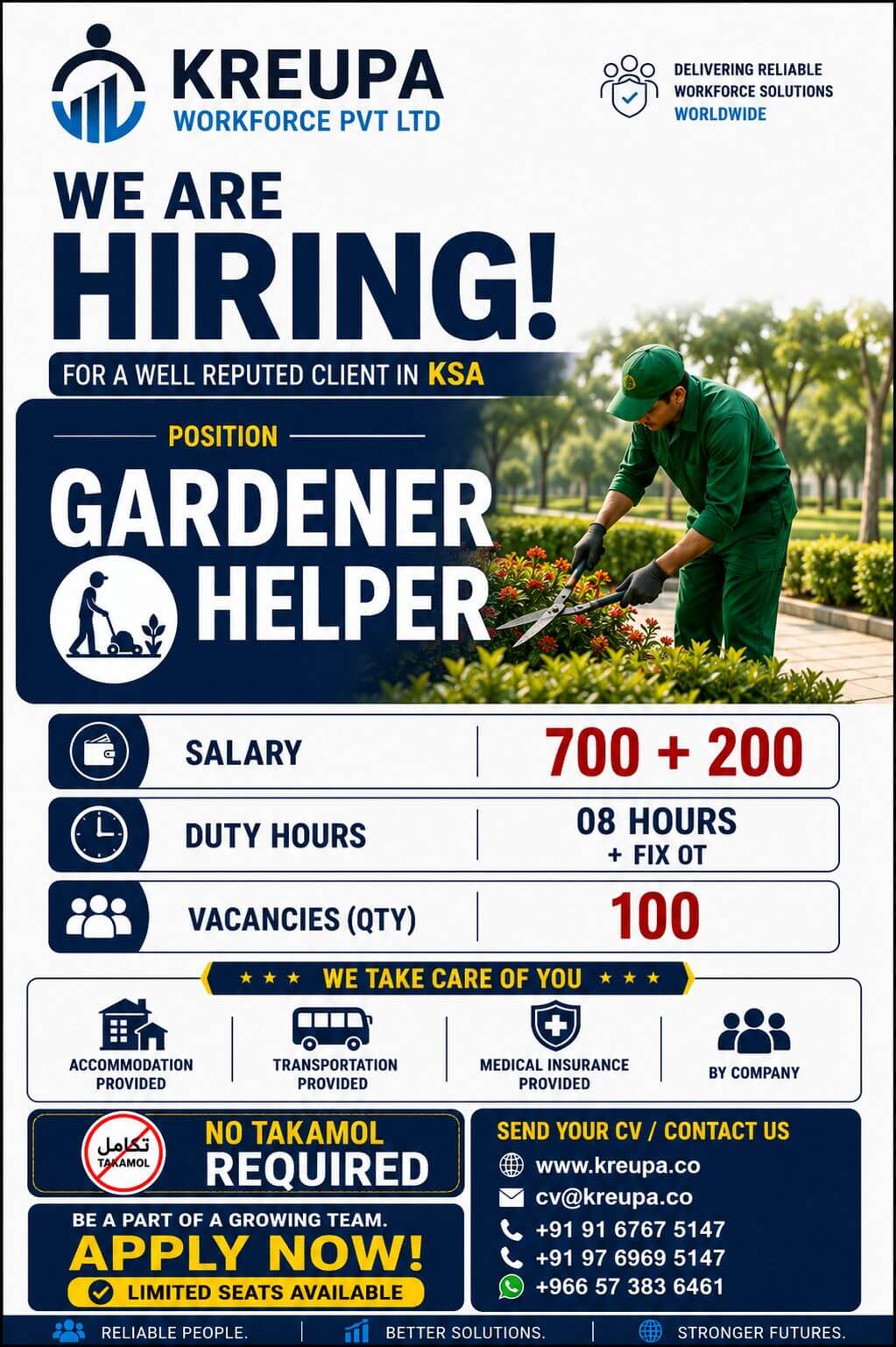 HIRING FOR LEADING COMPANY IN KSA HIRING FOR LEADING COMPANY IN KSA
