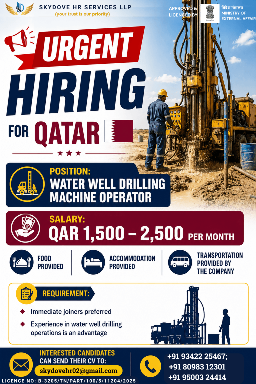 urgent hiring for qatar urgent hiring for qatar