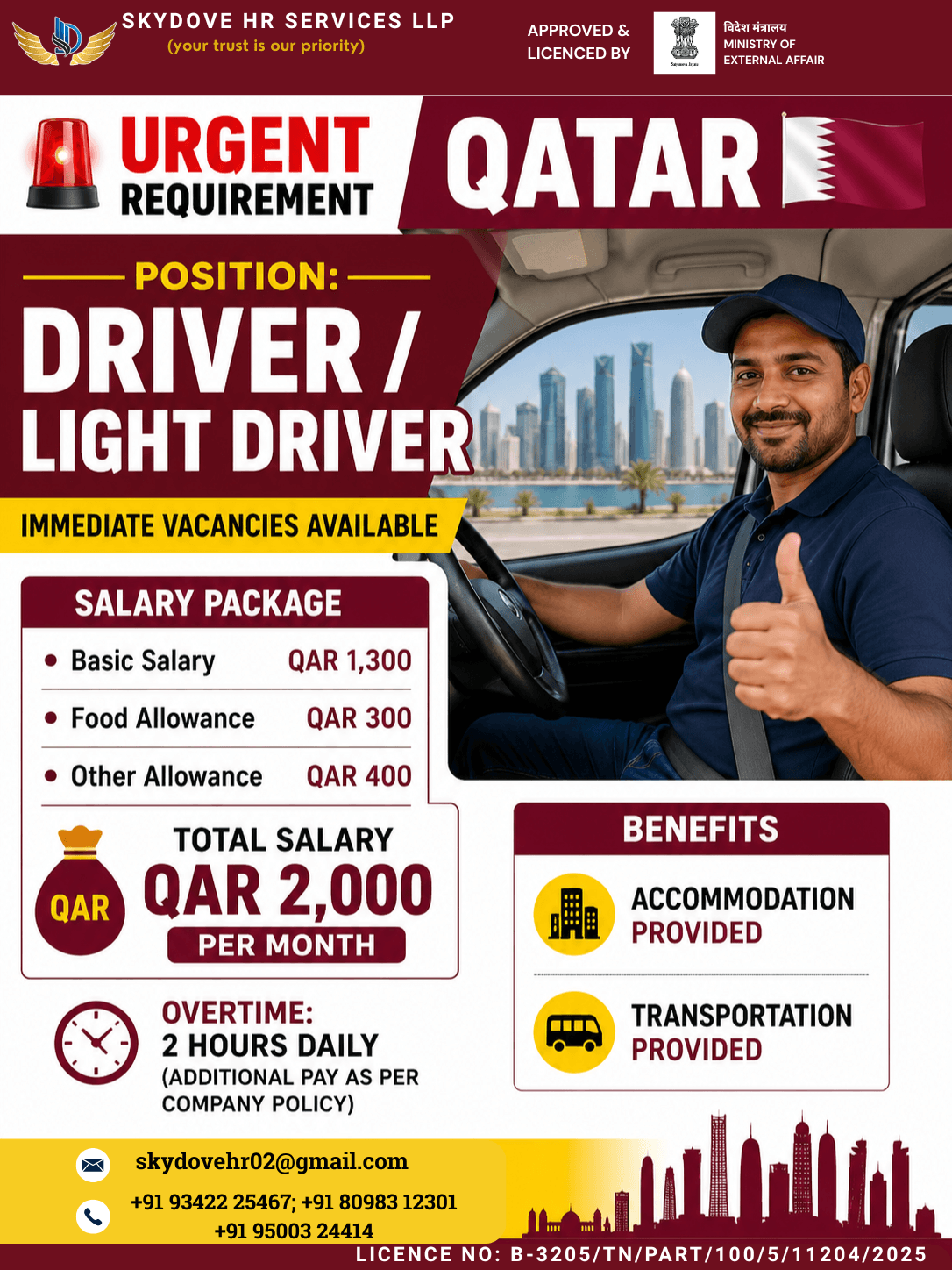 hiring for qatar hiring for qatar