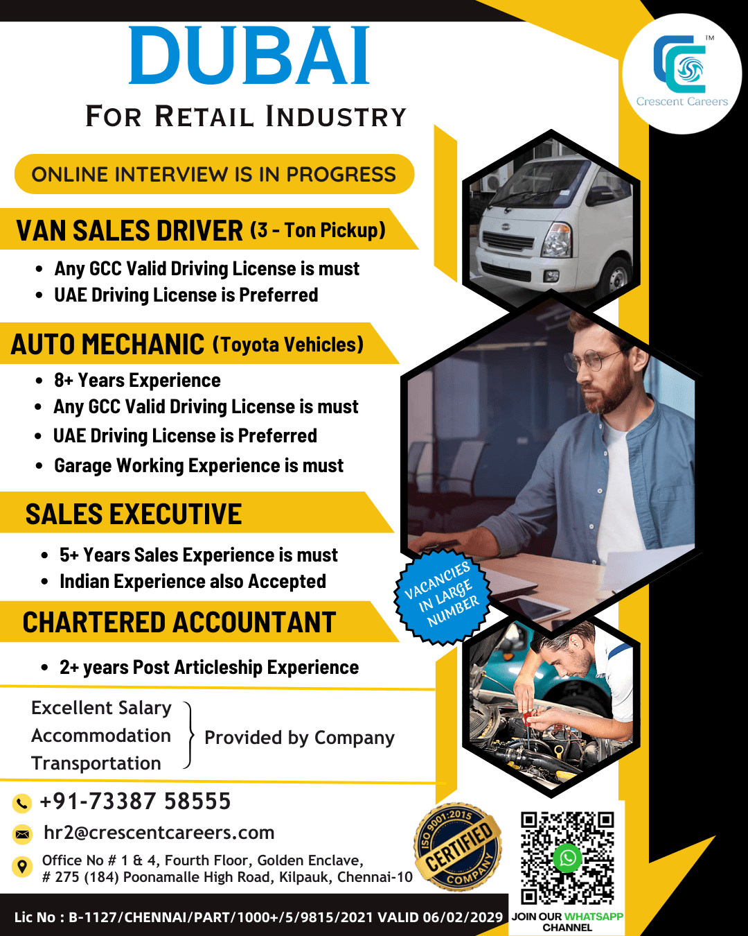 RECRUITMENT FOR DUBAI RECRUITMENT FOR DUBAI