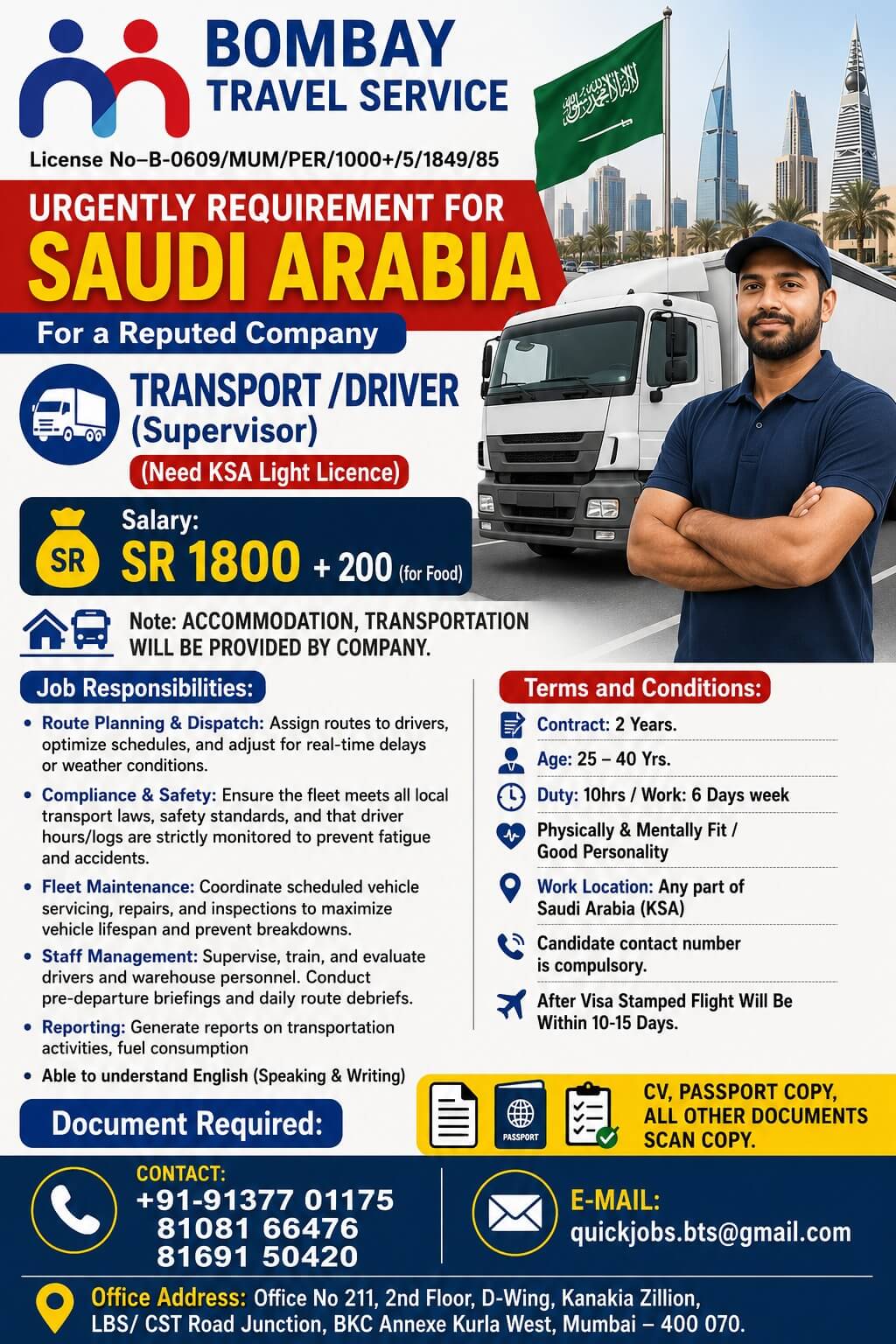 Top urgent required for ksa reputed co. Top urgent required for ksa reputed co.