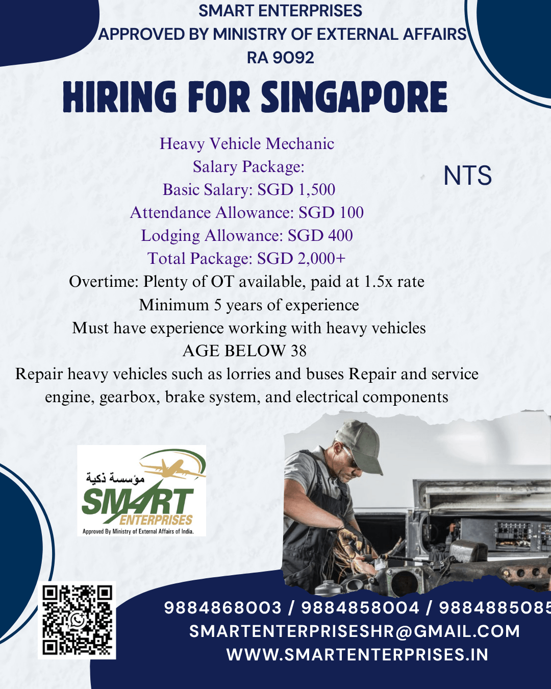 HIRING FOR SINGAPORE HIRING FOR SINGAPORE