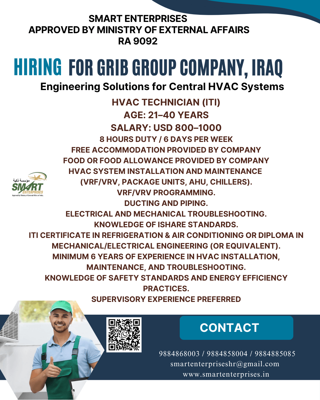 HIRING FOR IRAQ HIRING FOR IRAQ