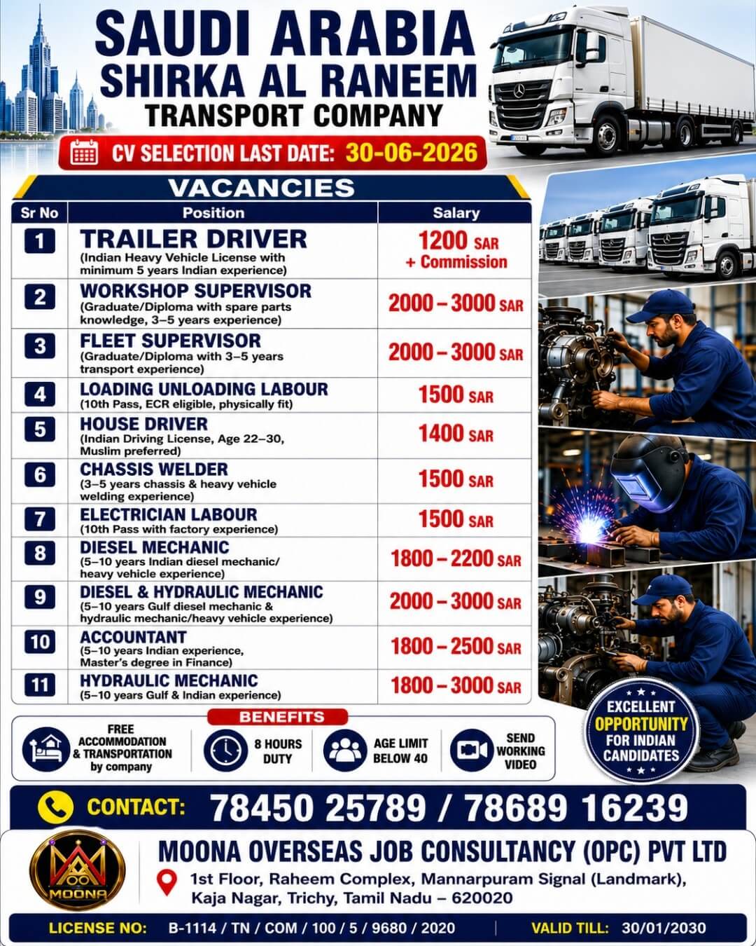 SAUDI ARABIA SHIRKA AL RANEEM TRANSPORT COMPANY