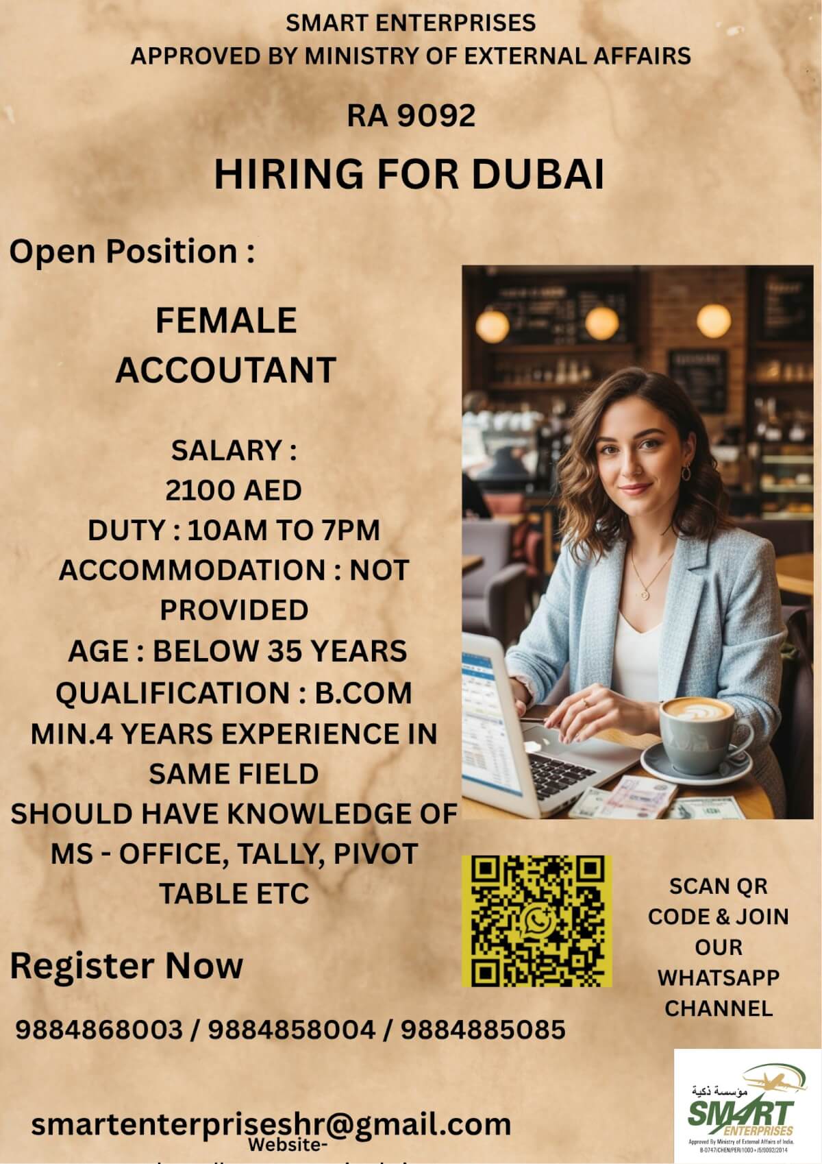 URGENT REQUIREMENT FOR DUBAI URGENT REQUIREMENT FOR DUBAI