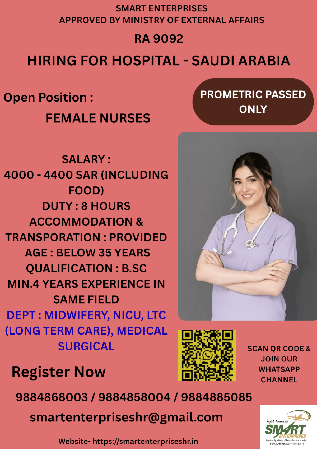 URGENT REQUIREMENT FOR SAUDI ARABIA URGENT REQUIREMENT FOR SAUDI ARABIA