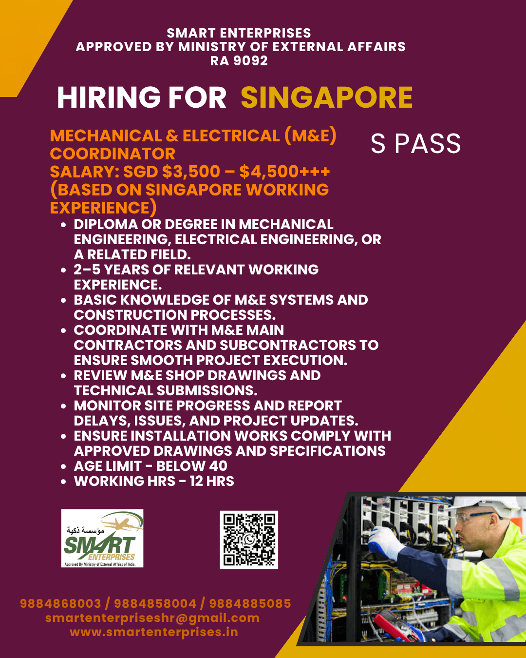 HIRING FOR SINGAPORE HIRING FOR SINGAPORE