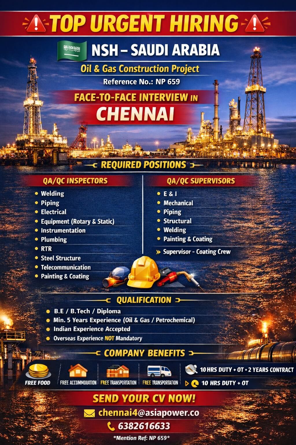 DRIECT INTERVIEW FOR SAUDI