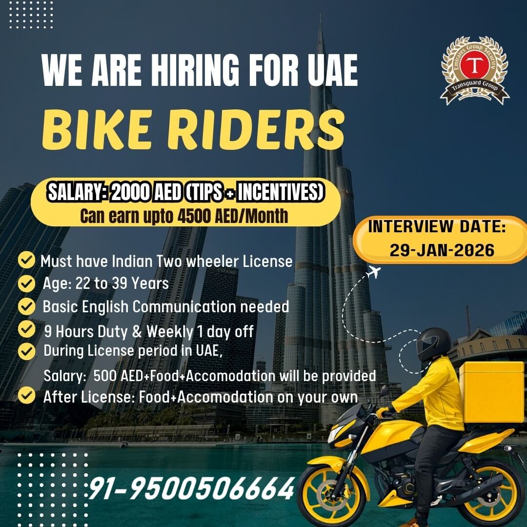 BIKE DELIVERY DRIVER