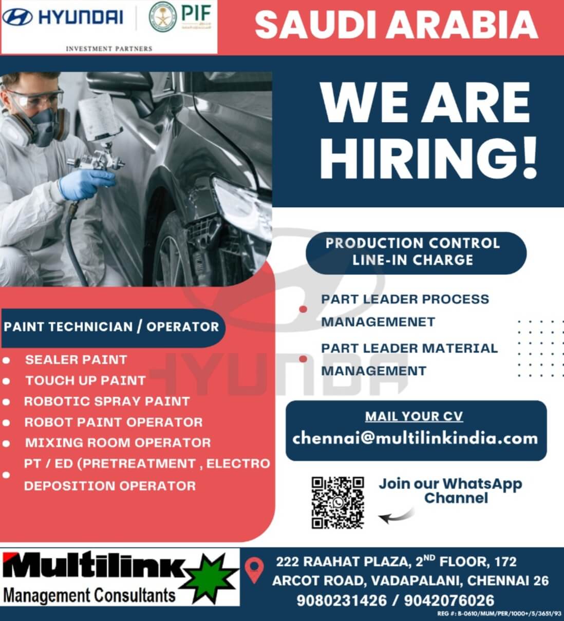 MAINTANANCE TECHNICIAN / PAINT TECHNICIAN / PRODUCTION LINE