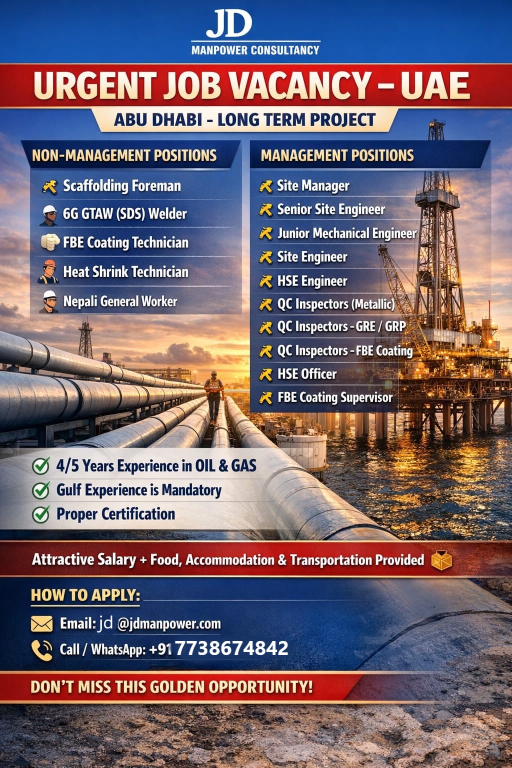 URGENT Client Interview  - Qatar & UAE  for long term