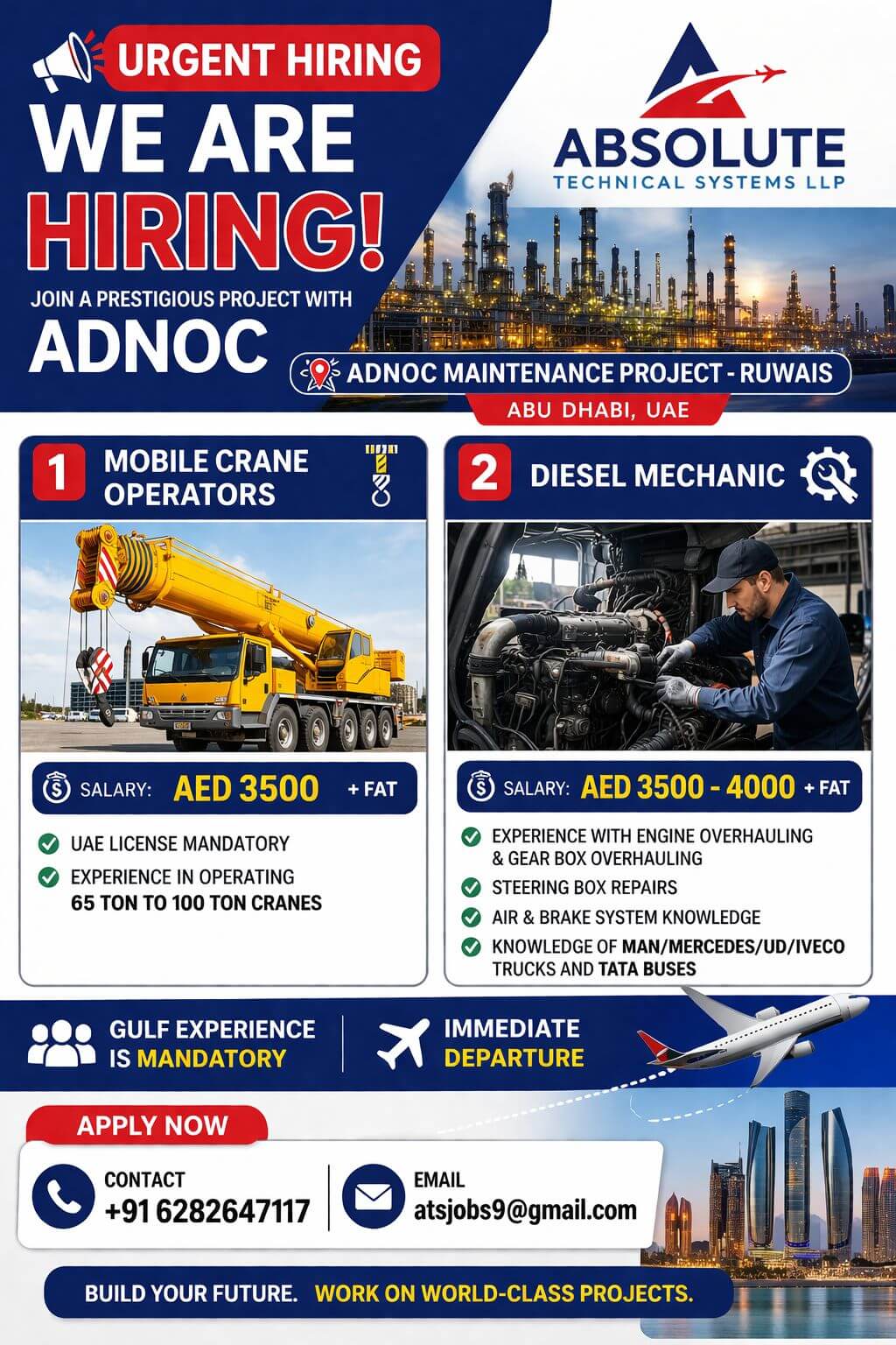 Diesel Mechanic & Crane Operator