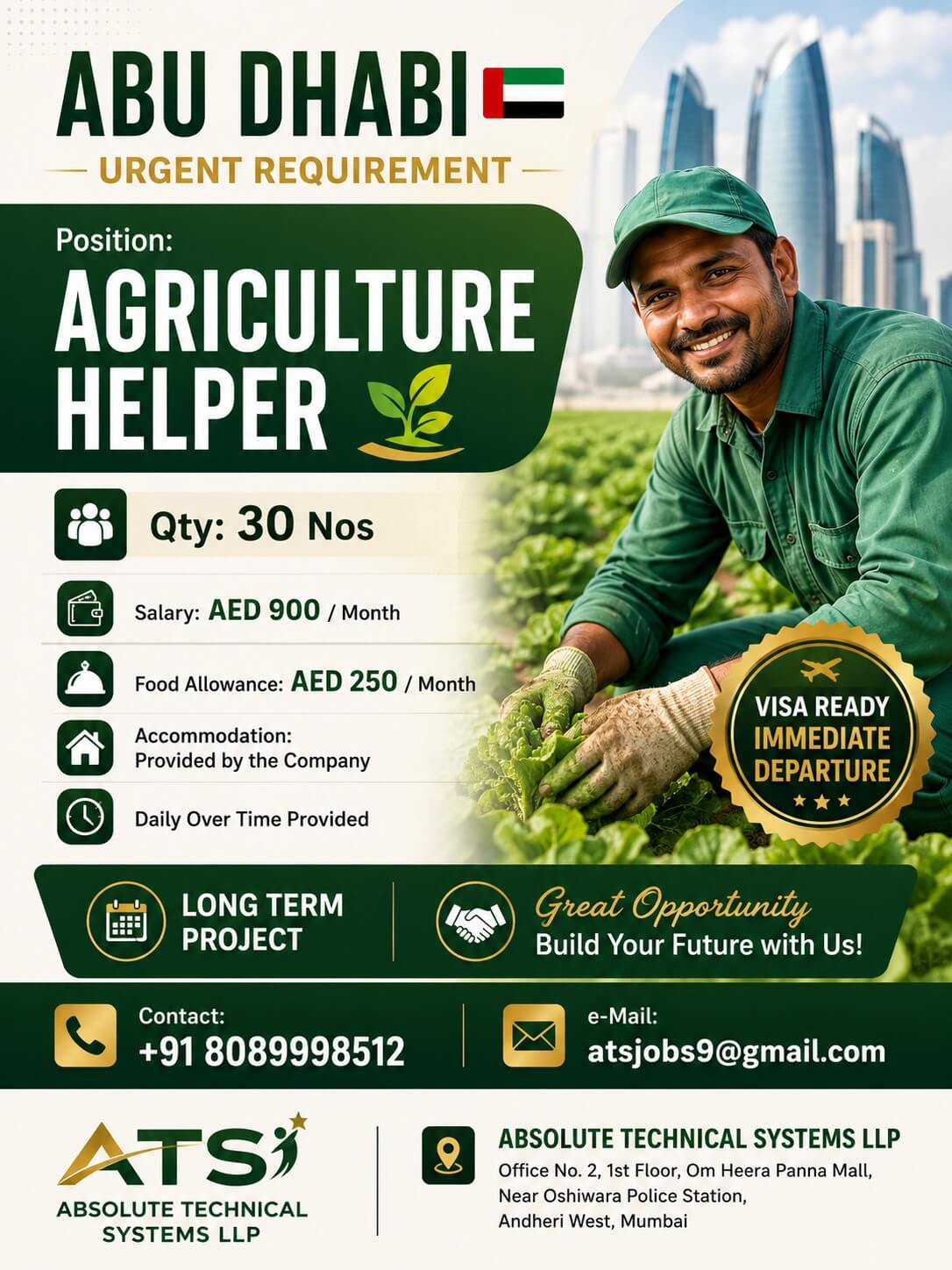Agricultural Helpers for Abu Dhabi